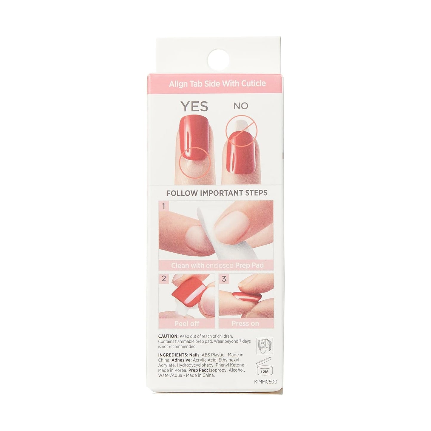 Impress No Glue Press-On Nails Natural Color, Rhinestone Accents, Includes 30 Nails, Prep Pad, 1 Manicure Stick, 1 Mini File - Beloved